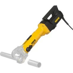 HEIMA-PRESS Radial-Pressmaschine Power-Press SE 230 V + Stahlkoffer + 3 Stk. Presszangen TH 16, 20, 26 + Gratis Rohrschere + Kalibrierer -Elektrosägen Verkäufe 2022 10291090 3