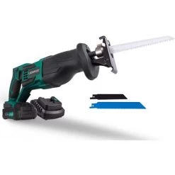 VONROC Akku-Säbelsäge VPower 20V – Komplettset Mit 2.0Ah Akku, Schnellladegerät, Sägeblättern Und Aufbewahrungstasche