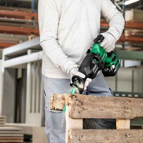 HiKOKI Akku-Tigersäge CR36DAW4Z 36 V, Multi Volt, Sägeblatt - Bürstenlos, LED Am Gerät, Werkzeugloser Sägeblattwechsel (PL-System) 4 HiKOKI Akku-Tigersäge CR36DAW4Z 36 V, Multi Volt, Sägeblatt - Bürstenlos, LED Am Gerät, Werkzeugloser Sägeblattwechsel (PL-System) – Bild 2