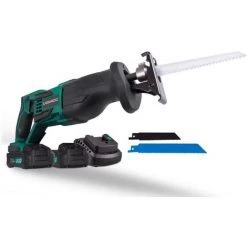 VONROC Säbelsäge VPower 20V, Komplettset Mit 2x 2.0Ah Akku, Schnellladegerät, Sägeblättern Und Aufbewahrungstasche