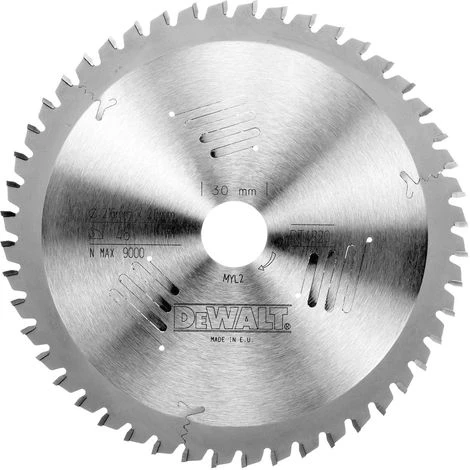 DEWALT Kreissägeblatt HW ø 216x2,6x30 Mm Z48 Wechselzahn (WZ) Negativ 3 DEWALT Kreissägeblatt HW ø 216x2,6x30 Mm Z48 Wechselzahn (WZ) Negativ