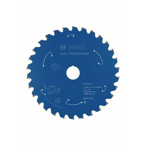 Bosch Professional Kreissägeblatt Expert For Stainless Steel, 140 x 1,5/1,2 x 20, 30 Zähne - 2608644531 3 Bosch Professional Kreissägeblatt Expert For Stainless Steel, 140 x 1,5/1,2 x 20, 30 Zähne - 2608644531