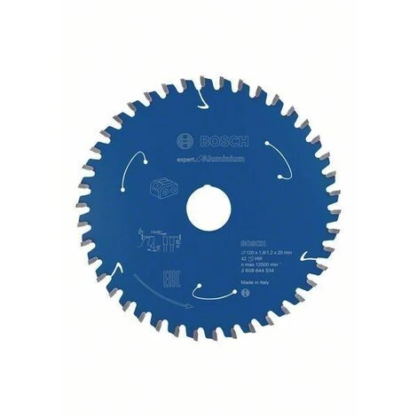 Bosch Professional Kreissägeblatt Expert For Aluminium Für Akkusägen, 120 x 1,8/1,2 x 20, 42 Zähne - 2608644534 3 Bosch Professional Kreissägeblatt Expert For Aluminium Für Akkusägen, 120 x 1,8/1,2 x 20, 42 Zähne - 2608644534