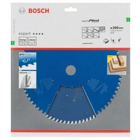 BOSCH Kreissägeblatt EX WO. T 254x30-80. 254 X 30 Mm. 80 4 BOSCH Kreissägeblatt EX WO. T 254x30-80. 254 X 30 Mm. 80 – Bild 2