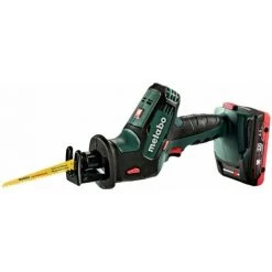 METABO Akku-Säbelsäge SSE 18 LTX Compact (602266800); Kunststoffkoffer; 18V 2x LiHD + ASC 30-36 V