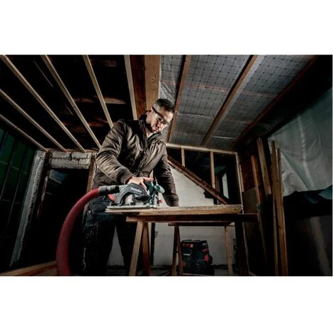 METABO 18V Akku Handkreissäge KS 18 LTX 57 | 2x Akku 8.0 Ah Im MetaLoc Koffer 4 METABO 18V Akku Handkreissäge KS 18 LTX 57 | 2x Akku 8.0 Ah Im MetaLoc Koffer – Bild 2