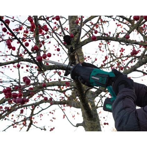 VONROC Säbelsäge VPower 20V, 4.0 Ah – Komplettset Mit 1x 4.0Ah Akku, Schnellladegerät, Sägeblättern Und Aufbewahrungstasche 4 VONROC Säbelsäge VPower 20V, 4.0 Ah – Komplettset Mit 1x 4.0Ah Akku, Schnellladegerät, Sägeblättern Und Aufbewahrungstasche – Bild 2