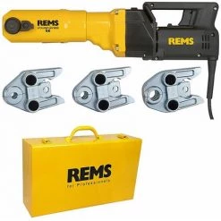 HEIMA-PRESS Radial-Pressmaschine Power-Press SE 230 V + Stahlkoffer + 3 Stk. Presszangen G 16, 20, 26