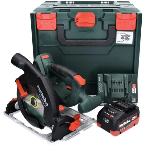 METABO® Metabo KS 18 LTX 57 Akku Handkreissäge 18 V 165 Mm + 1x Akku 8,0 Ah + Ladegerät + MetaBOX 4 METABO® Metabo KS 18 LTX 57 Akku Handkreissäge 18 V 165 Mm + 1x Akku 8,0 Ah + Ladegerät + MetaBOX – Bild 2