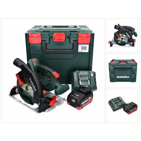 METABO® Metabo KS 18 LTX 57 Akku Handkreissäge 18 V 165 Mm + 1x Akku 5,5 Ah + Ladegerät + MetaBOX 3 METABO® Metabo KS 18 LTX 57 Akku Handkreissäge 18 V 165 Mm + 1x Akku 5,5 Ah + Ladegerät + MetaBOX