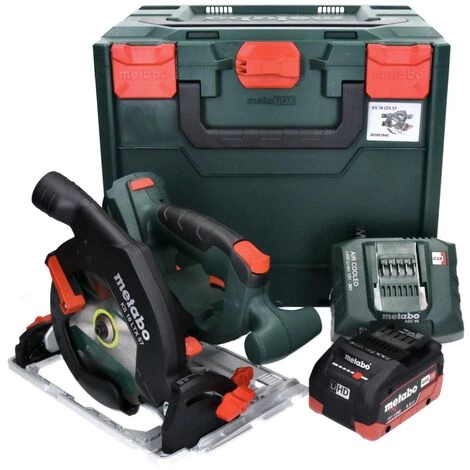 METABO® Metabo KS 18 LTX 57 Akku Handkreissäge 18 V 165 Mm + 1x Akku 5,5 Ah + Ladegerät + MetaBOX 4 METABO® Metabo KS 18 LTX 57 Akku Handkreissäge 18 V 165 Mm + 1x Akku 5,5 Ah + Ladegerät + MetaBOX – Bild 2