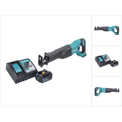 Makita DJR 186 RF1 Akku Reciprosäge Säbelsäge 18 V + 1x Akku 3,0 Ah + Ladegerät 3 Makita DJR 186 RF1 Akku Reciprosäge Säbelsäge 18 V + 1x Akku 3,0 Ah + Ladegerät