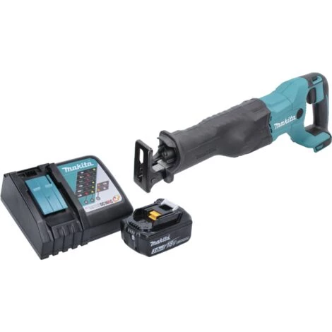 Makita DJR 186 RF1 Akku Reciprosäge Säbelsäge 18 V + 1x Akku 3,0 Ah + Ladegerät 4 Makita DJR 186 RF1 Akku Reciprosäge Säbelsäge 18 V + 1x Akku 3,0 Ah + Ladegerät – Bild 2