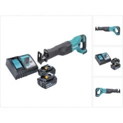 Makita DJR 186 RT Akku Reciprosäge Säbelsäge 18 V + 2x Akku 5,0 Ah + Ladegerät