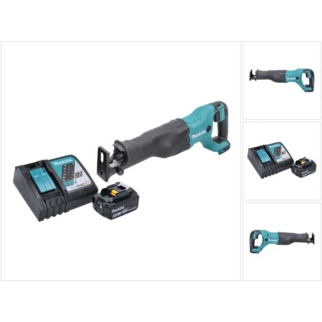 Makita DJR 186 RG1 Akku Reciprosäge Säbelsäge 18 V + 1x Akku 6,0 Ah + Ladegerät 3 Makita DJR 186 RG1 Akku Reciprosäge Säbelsäge 18 V + 1x Akku 6,0 Ah + Ladegerät