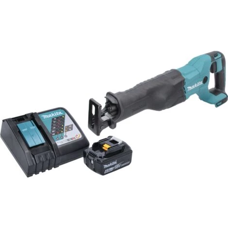 Makita DJR 186 RG1 Akku Reciprosäge Säbelsäge 18 V + 1x Akku 6,0 Ah + Ladegerät 4 Makita DJR 186 RG1 Akku Reciprosäge Säbelsäge 18 V + 1x Akku 6,0 Ah + Ladegerät – Bild 2