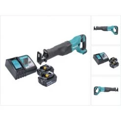 Makita DJR 186 RG Akku Reciprosäge Säbelsäge 18 V + 2x Akku 6,0 Ah + Ladegerät