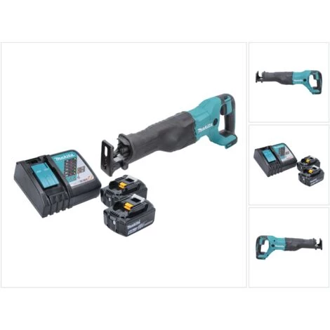 Makita DJR 186 RG Akku Reciprosäge Säbelsäge 18 V + 2x Akku 6,0 Ah + Ladegerät 3 Makita DJR 186 RG Akku Reciprosäge Säbelsäge 18 V + 2x Akku 6,0 Ah + Ladegerät