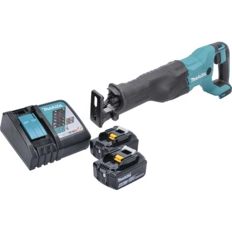 Makita DJR 186 RG Akku Reciprosäge Säbelsäge 18 V + 2x Akku 6,0 Ah + Ladegerät 4 Makita DJR 186 RG Akku Reciprosäge Säbelsäge 18 V + 2x Akku 6,0 Ah + Ladegerät – Bild 2