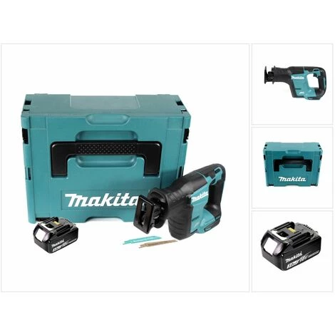 Makita DJR 188 F1J Akku Reciprosäge 18 V Brushless Säbelsäge Im Makpac + 1x Makita 3,0 Ah Akku - Ohne Ladegerät 5 Makita DJR 188 F1J Akku Reciprosäge 18 V Brushless Säbelsäge Im Makpac + 1x Makita 3,0 Ah Akku - Ohne Ladegerät – Bild 3