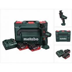 Metabo SSE 18 LTX Compact Akku Säbelsäge Reciprosäge 18 V + 2x Akku 5,5 Ah + Ladegerät + MetaBOX