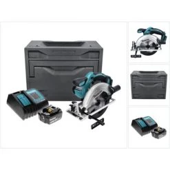 Makita DSS 611 SF1X Akku Handkreissäge 18 V 165 Mm + 1x Akku 3,0 Ah + Ladegerät + Makbox