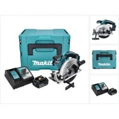 Makita DSS 611 RT1J Akku Handkreissäge 18 V 165 Mm + 1x Akku 5,0 Ah + Ladegerät + Makpac