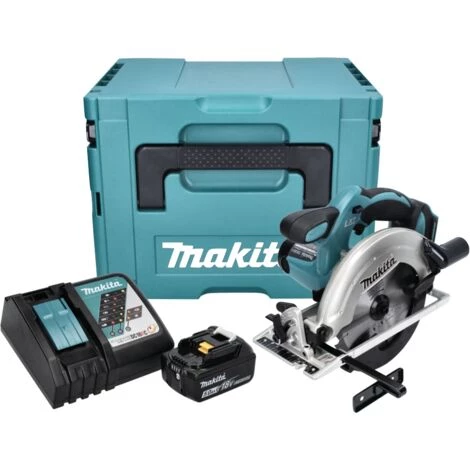 Makita DSS 611 RT1J Akku Handkreissäge 18 V 165 Mm + 1x Akku 5,0 Ah + Ladegerät + Makpac 4 Makita DSS 611 RT1J Akku Handkreissäge 18 V 165 Mm + 1x Akku 5,0 Ah + Ladegerät + Makpac – Bild 2