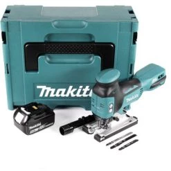 Makita DJV 181 T1J Akku Pendelhubstichsäge 18V Brushless + 1x Akku 5,0Ah + Makpac - Ohne Ladegerät 10 Makita DJV 181 T1J Akku Pendelhubstichsäge 18V Brushless + 1x Akku 5,0Ah + Makpac - Ohne Ladegerät -Elektrosägen Verkäufe 2022 19378864 4