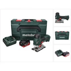METABO® Metabo STA 18 LTX 140 Akku Stichsäge 18 V + 1x Akku 8,0 Ah + Ladegerät + MetaBOX