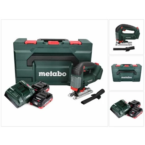 METABO® Metabo STAB 18 LTX 100 Akku Stichsäge 18 V + 2x LiHD Akku 4,0 Ah + Ladegerät + MetaBOX 4 METABO® Metabo STAB 18 LTX 100 Akku Stichsäge 18 V + 2x LiHD Akku 4,0 Ah + Ladegerät + MetaBOX – Bild 2