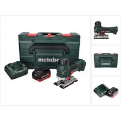 METABO® Metabo STA 18 LTX 140 Akku Stichsäge 18 V + 1x Akku 5,5 Ah + Ladegerät + MetaBOX