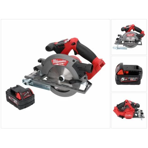 .MILWAUKEE. Milwaukee M18 CCS55-501 Akku Hand Kreissäge 18 V 165 Mm + 1x Akku 5,0 Ah - Ohne Ladegerät 3 .MILWAUKEE. Milwaukee M18 CCS55-501 Akku Hand Kreissäge 18 V 165 Mm + 1x Akku 5,0 Ah - Ohne Ladegerät