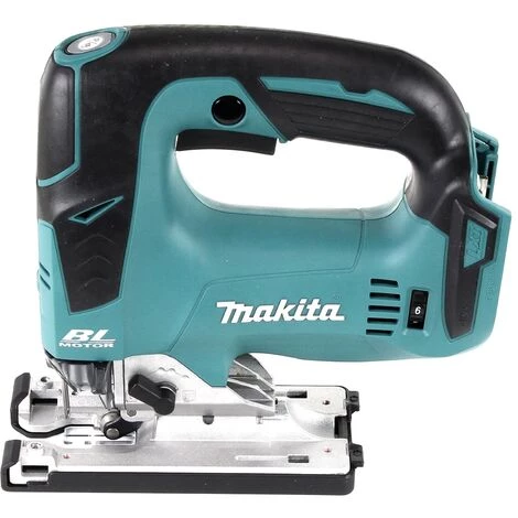 Makita DJV 182 RF1J Akku Pendelhubstichsäge 18V Brushless + 1x Akku 3,0Ah + Ladegerät + Makpac 5 Makita DJV 182 RF1J Akku Pendelhubstichsäge 18V Brushless + 1x Akku 3,0Ah + Ladegerät + Makpac – Bild 3