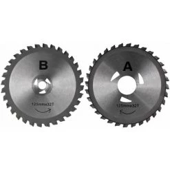 DEMA Sägeblätter 2 Stück Für Handkreissäge Mit Doppelblatt DDS125 Tauchsäge Kreissäge