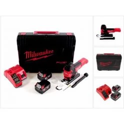 .MILWAUKEE. Milwaukee M18 FBJS-502X Akku Stichsäge 18 V Brushless + 2x Akku 5,0 Ah + Ladegerät + HD-Box -Elektrosägen Verkäufe 2022 21610805 5