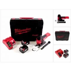 .MILWAUKEE. Milwaukee M18 FBJS-402X Akku Stichsäge 18 V Brushless + 2x Akku 4,0 Ah + Ladegerät + HD-Box -Elektrosägen Verkäufe 2022 21610817 5
