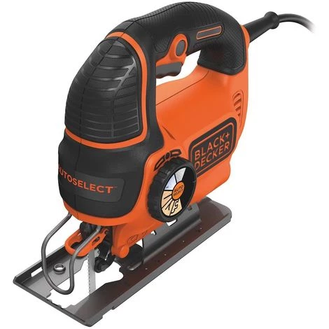 BLACK & DECKER BLACK+DECKER KS801SEK Autoselect Pendelhub Stichsäge 550W + Koffer & Sägeblatt 5 BLACK & DECKER BLACK+DECKER KS801SEK Autoselect Pendelhub Stichsäge 550W + Koffer & Sägeblatt – Bild 3
