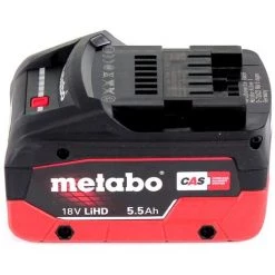 Metabo KT 18 LTX 66 BL Akku Tauchkreissäge 18 V 165 Mm + 1x Akku 5,5 Ah + MetaBOX - Ohne Ladegerät
