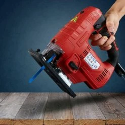 AREBOS Professionelle Stichsäge 710 W Schnitttiefe In Holz: 80 Mm 1x Sägeblatt - Rot -Elektrosägen Verkäufe 2022 26111222 5
