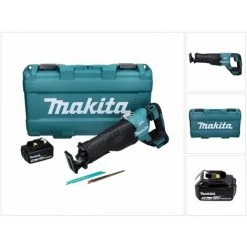 Makita DJR 187 T1K Akku Reciprosäge 18 V Brushless + 1x Akku 5,0 Ah + Koffer - Ohne Ladegerät -Elektrosägen Verkäufe 2022 26286275 5