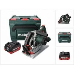 METABO® Metabo KT 18 LTX 66 BL Akku Tauchkreissäge 18 V 165 Mm + 1x Akku 10,0 Ah + MetaBOX - Ohne Ladegerät