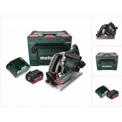 Metabo KT 18 LTX 66 BL Akku Tauchkreissäge 18 V 165 Mm + 1x Akku 10,0 Ah + Ladegerät + MetaBOX