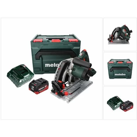Metabo KT 18 LTX 66 BL Akku Tauchkreissäge 18 V 165 Mm + 1x Akku 10,0 Ah + Ladegerät + MetaBOX 3 Metabo KT 18 LTX 66 BL Akku Tauchkreissäge 18 V 165 Mm + 1x Akku 10,0 Ah + Ladegerät + MetaBOX
