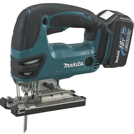 MAKITA 18 V Li-Ionen-Stichsäge + 2 Batterien 3,0 Ah, Ladegerät, Koffer Und Zubehör - DJV180RFJ 3 MAKITA 18 V Li-Ionen-Stichsäge + 2 Batterien 3,0 Ah, Ladegerät, Koffer Und Zubehör - DJV180RFJ