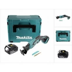 Makita DJR 183 T1J Akku Reciprosäge 18 V + 1x Akku 5,0 Ah + Makpac - Ohne Ladegerät -Elektrosägen Verkäufe 2022 27395624 4