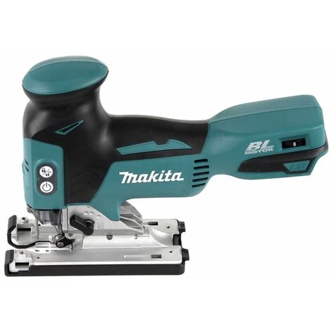 Makita DJV 181 RG1J Akku Pendelhub Stichsäge 18 V Brushless + 1x Akku 6,0 Ah + Ladegerät + Makpac 5 Makita DJV 181 RG1J Akku Pendelhub Stichsäge 18 V Brushless + 1x Akku 6,0 Ah + Ladegerät + Makpac – Bild 3