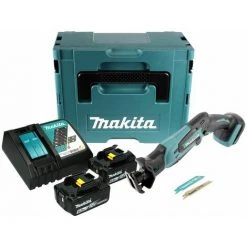 Makita DJR 183 RGJ Akku Reciprosäge 18 V + 2x Akku 6,0 Ah + Ladegerät + Makpac -Elektrosägen Verkäufe 2022 27395694 2