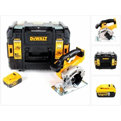 Dewalt DCS 373 NT Akku Metallkreissäge 18V 43mm + 1x Akku 5,0Ah + Sägeblatt + TSTAK - Ohne Ladegerät 7 Dewalt DCS 373 NT Akku Metallkreissäge 18V 43mm + 1x Akku 5,0Ah + Sägeblatt + TSTAK - Ohne Ladegerät – Bild 5