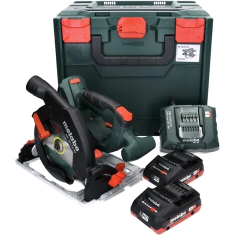 METABO® Metabo KS 18 LTX 57 Akku Handkreissäge 18 V 165 Mm + 2x Akku 4,0 Ah + Ladegerät + MetaBOX 4 METABO® Metabo KS 18 LTX 57 Akku Handkreissäge 18 V 165 Mm + 2x Akku 4,0 Ah + Ladegerät + MetaBOX – Bild 2